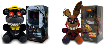 Collectible Stuffed VNKVTL Combo 2 Character Nightmare Plus + Burntrap Plush Birthday Gift For Kids, Spring Trap Plush With Soft And Comfortable Cotton, Phantom Freddy For All Ages, 7 plush