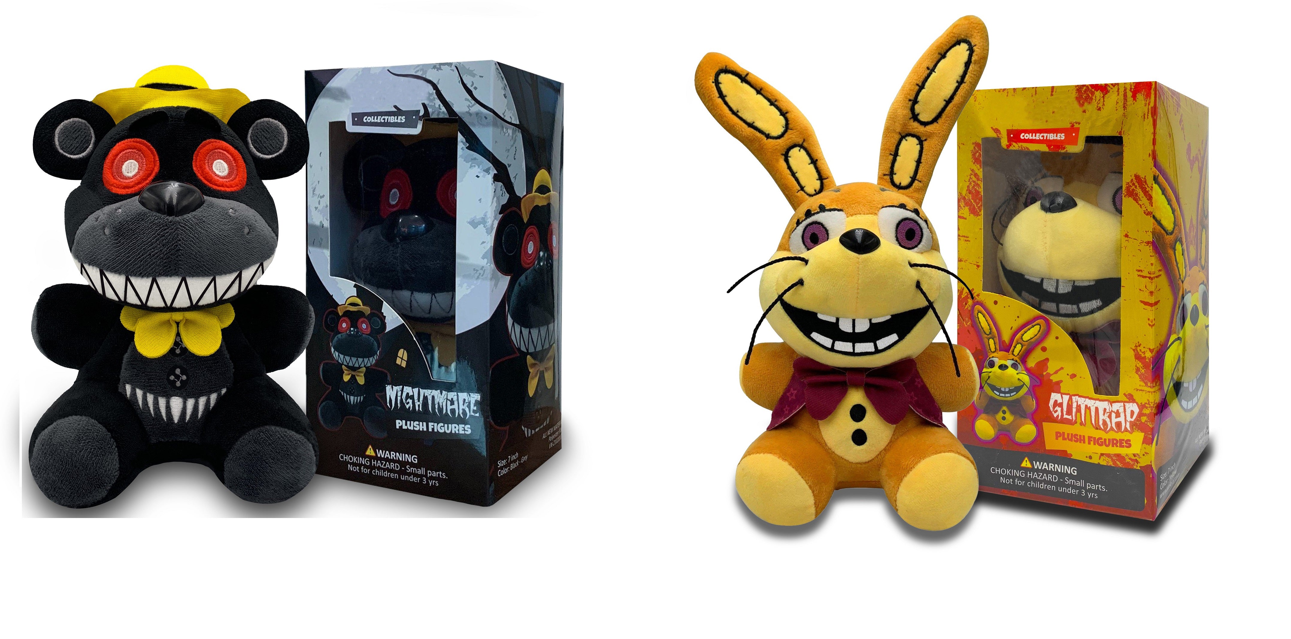 Collectible Stuffed VNKVTL Combo 2 Character Nightmare Plush + Glitcht
