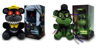 Collectible Stuffed VNKVTL Combo 2 Character Nightmare Plus + Phantom Freddy Plush Birthday Gift For Kids, Spring Trap Plush With Soft And Comfortable Cotton, Burntrap For All Ages, 7 plush