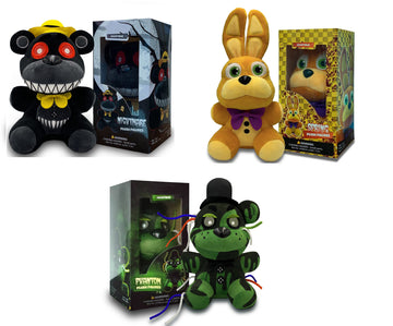 VNKVTL Collectible Stuffed Combo 3 Character Nightmare Plush + Spring Bonnie Plush + Phantom Freddy Plush Birthday Gift For Kids, For All Ages, 7 plush