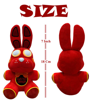 VNKVTL: System Error Toy Bonnie - Valentines Day Stuffed Animals for Kids | Toy Bonnie Plush - Baby Stuffed Animal Gift | Bonnie Stuffed Animal - Plush Birthday Gift for Kids | 7 Inches - US