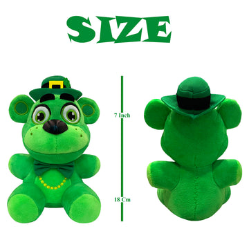 VNKVTL: Limited Shamrock Plush - Valentines Day - Bear Stuffed Animal | Kids Toys Stuffed Animals - Christmas Toys for Kids | Stuff Animals for Boys - Plush Birthday Gift for Kids | 7 Inches - US