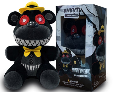 VNKVTL: Nightmare Plush - Valentines Day - Bear Stuffed Animal | Nightmare Before Christmas Plush Toys - Kids Toys Stuffed Animals | Christmas Toys for Kids - Plush Birthday Gift for Kids | 7 Inches - US