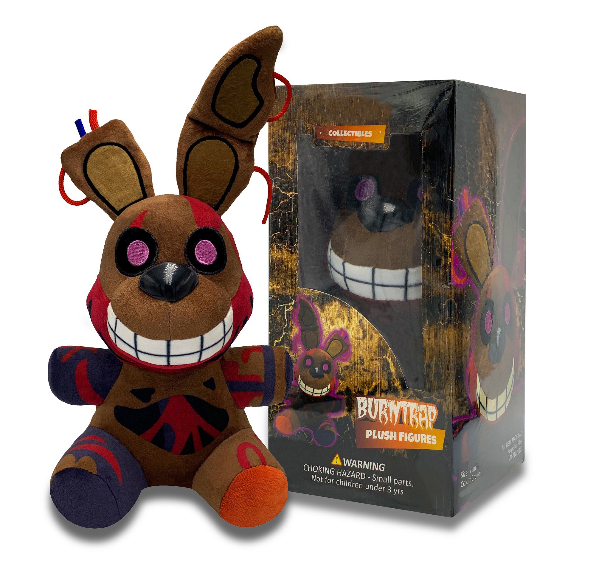 VNKVTL Burntrap Plush Birthday Gift For Kids, Spring Trap Plush With Soft And Comfortable Cotton, Décor Plushtrap Plush, Burntrap For All Ages, 7 Inch game plush.