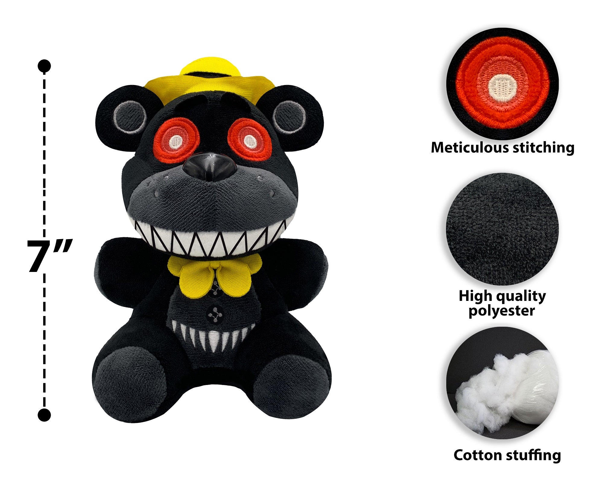 Collectible Stuffed VNKVTL Combo 2 Character Nightmare Plus + Foxy Plu