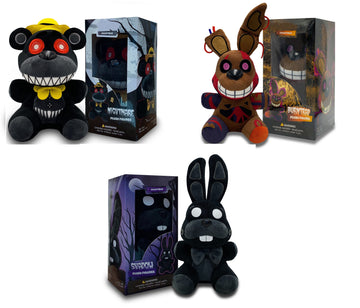 VNKVTL Collectible Stuffed Combo 3 Character Nightmare Plush + Burntrap Plush + Shadow Bonnie Plush Birthday Gift For Kids, For All Ages, 7 plush