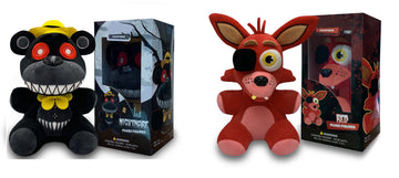 Collectible Stuffed VNKVTL Combo 2 Character Nightmare Plus + Foxy Plush Birthday Gift For Kids, Spring Trap Plush With Soft And Comfortable Cotton, Phantom Freddy For All Ages, 7 plush