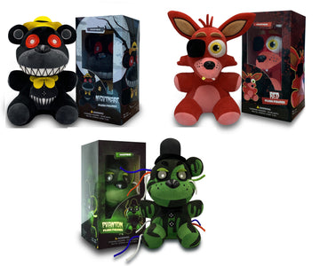 VNKVTL Collectible Stuffed Combo 3 Character Nightmare Plush + Phantom Freddy Plush + Foxy Red Plush Birthday Gift For Kids, For All Ages, 7 plush