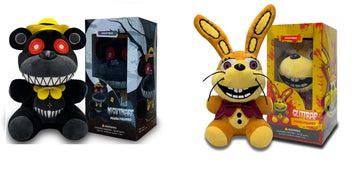 Collectible Stuffed VNKVTL Combo 2 Character Nightmare Plus + Glitchtrap Plush Birthday Gift For Kids, Spring Trap Plush With Soft And Comfortable Cotton, Phantom Freddy For All Ages, 7 plush