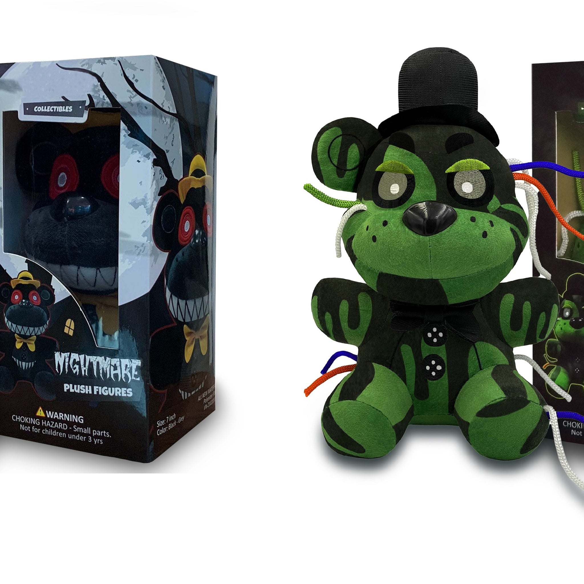 Collectible Stuffed VNKVTL Combo 2 Character Nightmare Plus + Phantom Freddy Plush Birthday Gift For Kids, Spring Trap Plush With Soft And Comfortable Cotton, Burntrap For All Ages, 7 plush