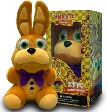 VNKVTL: Spring Bonnie Plush - Valentines Day Stuffed Animals for Kids | Bonnie Plushie - Bonnie Bear Plush | Toy Bonnie Plushie - Plush Birthday Gift for Kids | 7 Inches.